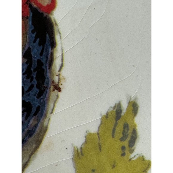 Vintage Retired William Sonama Ceramoc Rooster Pasta Bowl Made In Italy - Picture 8 of 10